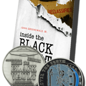 Inside The Black Vault – Paperback Edition – Limited Edition "Challenge Coin" Set (Personalized Autograph)